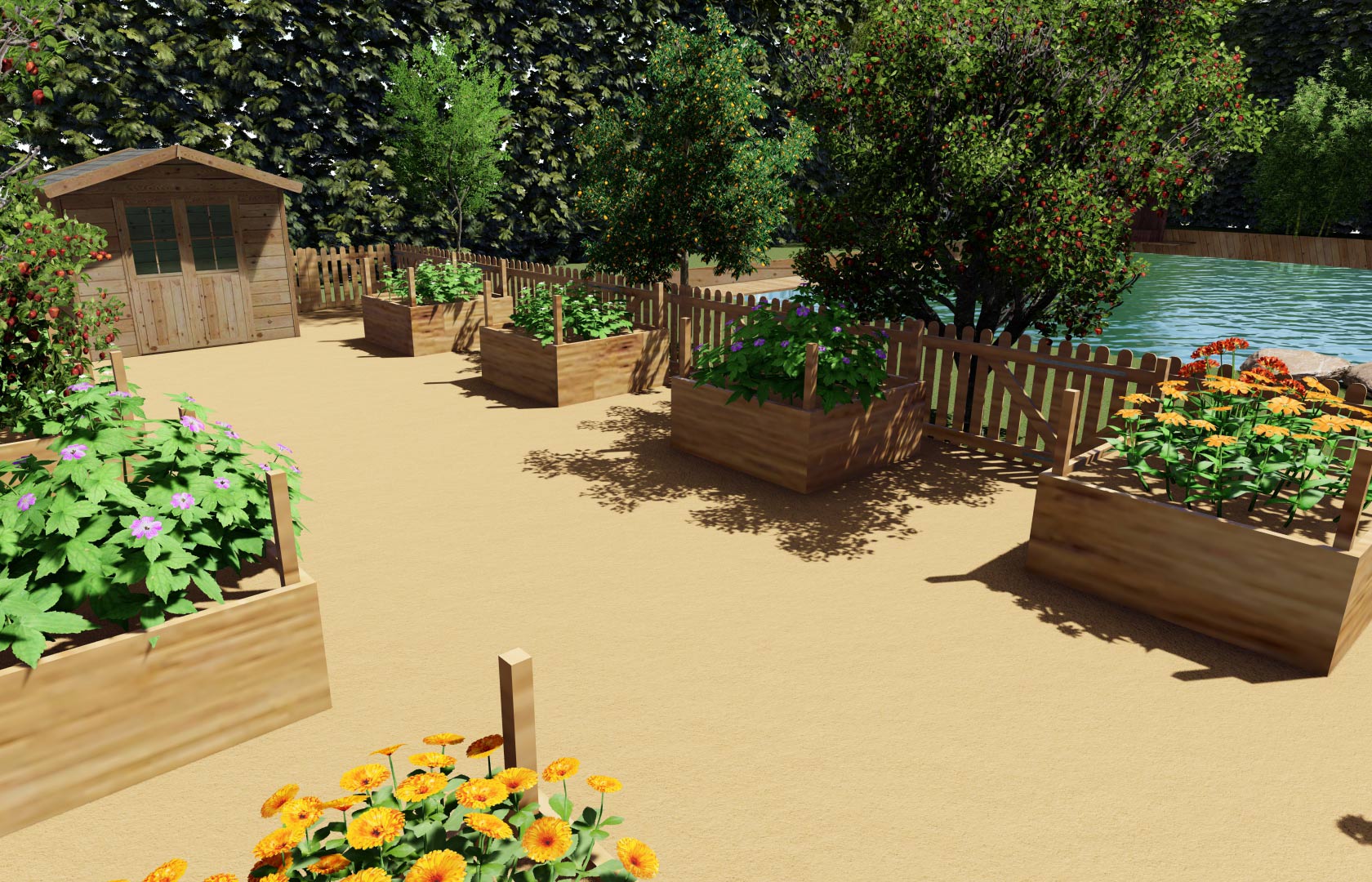 Créateur d'extérieurs, nous concevons votre jardin selon vos besoins.