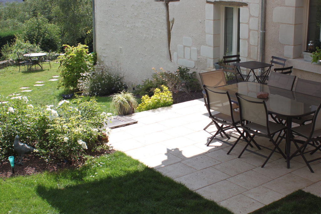Serrault Jardins crée des terrasses en Indre et Loire dans le 37.